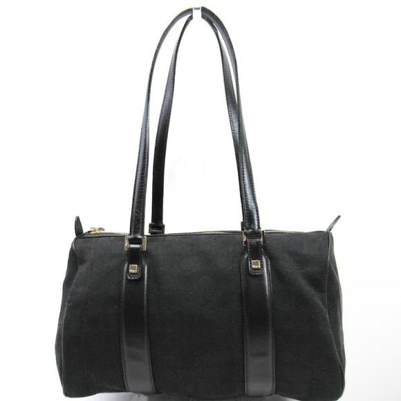 Salvatore Ferragamo Black Leather Women's Bag